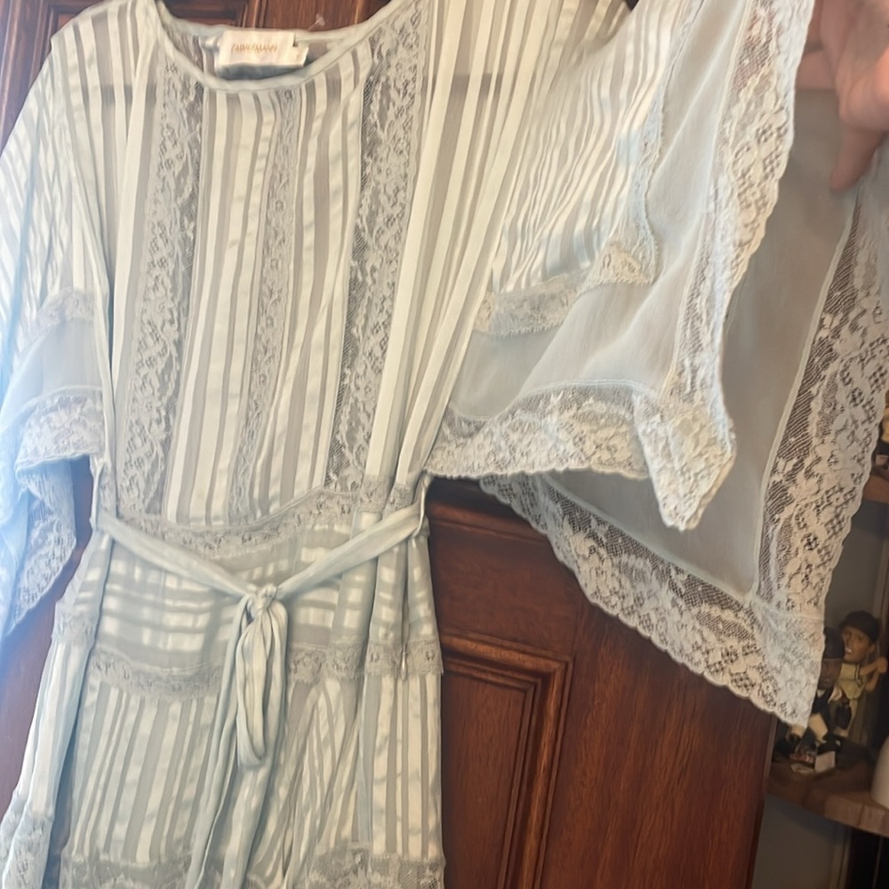 Zimmerman Whitewave Veil Mini Dress Sz. 1 - Picture 8 of 15